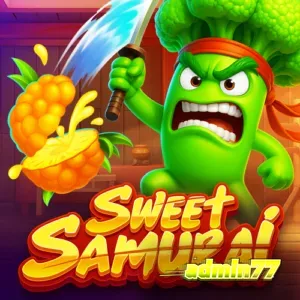 Tampilan visual slot Sweet Samurai dengan tema dojo buah yang unik
